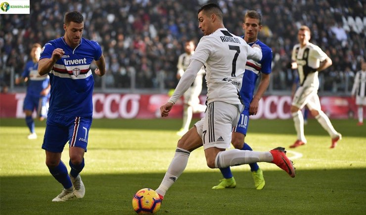 Soi kèo tỷ số bóng đá trận Sampdoria vs Juventus