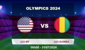 Soi kèo U23 Mỹ vs U23 Guinea